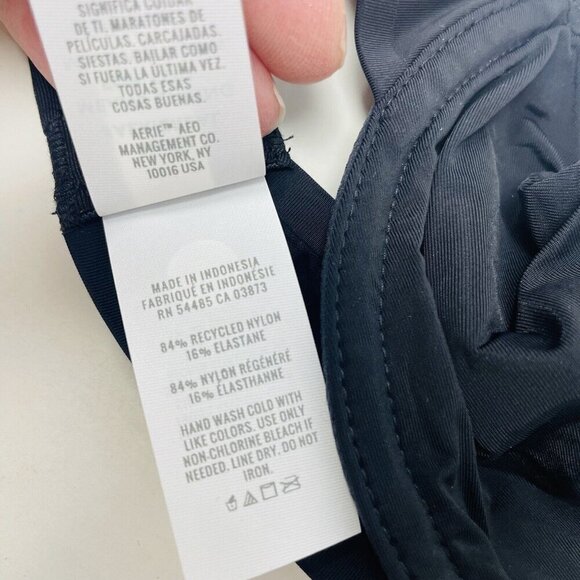 Aerie Smoothez Womens 34B Microfiber Full Coverage Underwire Bra in Black 392 - Picture 8 of 9